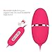 USB Bullet Egg Vibrator,LUV-SPOT Multi-Speed Powerful Waterproof Wand Massager Control Vibrating Stimulator Vaginal Kegal Balls for Women or Couple (Red)