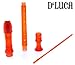 D'Luca MR-100-OR Student 3 Piece Recorder Flute, Orange