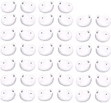 40 Pieces Samsung Earbud Covers Silicone Tips Replacement Ear Gels Buds Compatible with Samsung Galaxy Note 5/Note 7/S7/S6/S6 Edge Earbuds by Tiehnom, White (White)