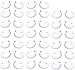 40 Pieces Samsung Earbud Covers Silicone Tips Replacement Ear Gels Buds Compatible with Samsung Galaxy Note 5/Note 7/S7/S6/S6 Edge Earbuds by Tiehnom, White (White)