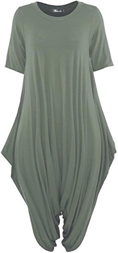 javox fashion Women's Ladies Lagenlook Strappy Baggy Harem Jumpsuit Dress Top Playsuit Cami 10-20