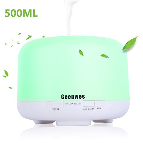 Ceenwes essential oil diffuser 500ml aromatherapy…
