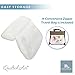 Bath Pillow for Women and Men - Luxury Headrest Cushion for Neck, Back & Head Support - Bathtub Accessories (Classic)