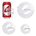 CORKAS Clear Christmas Ornaments, 16pcs Christmas Ball Ornaments with a roll Ribbons, DIY Fillable Ornaments Craft for Christmas, Halloween, Holiday, Birthday, Wedding, Party Home Decor (8cm-Old)