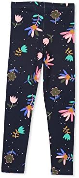 Cotton On Little Girls Huggie Tights Twilight Blue/Tulips And Daisies