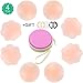 YELO 4 Pairs Silicone Women's Pasties, Reusable Nipple Cover Adhesive Breast Petals