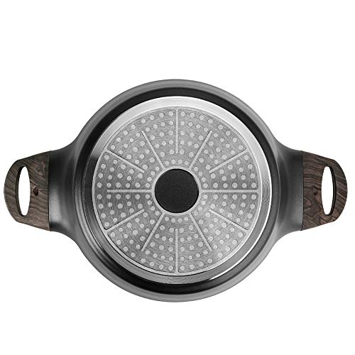 2 Sensarte+Nonstick+Casserole+Woodgrain+Compatible