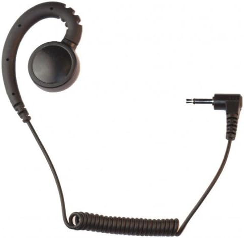 High Quality Receive Only Earpiece Ear Swivel for Walkie Talkie Radios and Cell Phones Surveillance Kit Headset FBI Style 3.5 MM Plug 6 Inch Wire