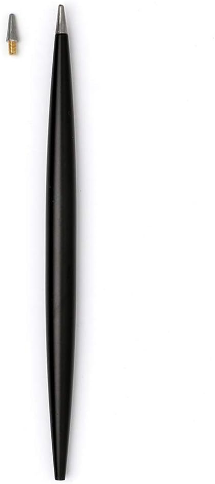 Inkless pen，Designer Automatic Pencil,Metallic pen, Timeless pen，Water-free metal pen (black)