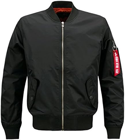 S - 8XL Women Men Bomber Jacket Coat Autumn Air Pilot Windbreaker Black Army Military Baseball Jackets 002 Black 8XL