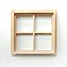 Dollhouse Miniature Wooden 4 Pane Window DIY Accessory