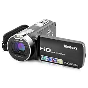 Amazon.com : incoSKY Video Camera Camcorder, 1080P 24MP