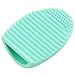 HeroNeo Cleaning MakeUp Washing Brush Silica Glove Scrubber Board Cosmetic Clean Tools (Green)