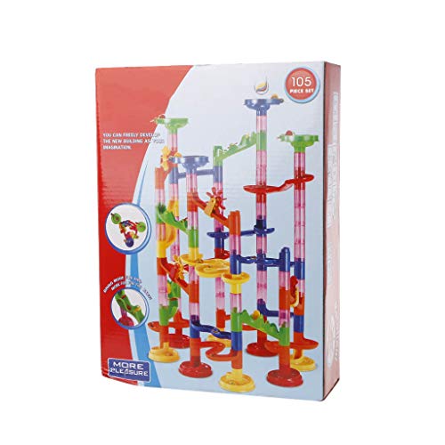 JAGENIE DIY Construction Marble Race Run Maze Balls Track Building Blocks Kids Toy - Thumbnail 5