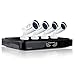 NIGHT OWL C-841-A10 8 Channel 1080P DVR Security System, 4 HD 1080p Cameras 1 TB HDD (Black DVR/White Cam)