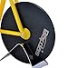Bapdas No-Stick Stainless Steel and Dual Cutting Bicycle Pizza Cutter with Kickstand(Yellow)