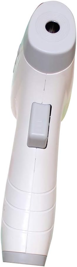 zhenleisier Digital Non-contact Infrared Thermometer Forehead Temperature Meter for Baby/Adult White+Grey