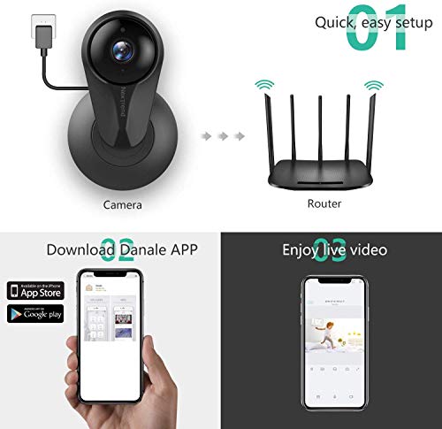 [Newest] Security Camera, Nextrend HD Wireless WiFi IP Camera with Motion Detection, Night Vision,Two-Way Audio,Cloud Storage, Home Security IP Camera for Pet Monitor Baby Camera - Thumbnail 5