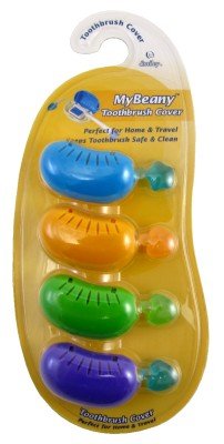 Smiley My Beamy Toothbrush Covers 4 Count (6 Pack)