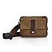 Ibagbar Small Fashion Multifunction Vintage Canvas Waist Bag Fanny Pack Running Pack Outdoor Bag Sporting Bag Cycling Leisure Bag with Detachable Belt for Men and Women
