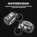 Wireless Earbuds Bluetooth Headphones, Bluetooth 5.0 Headphones IPX7 Waterproof Auto Pairing Noise Cancelling 6D Stereo Sound Wireless Sport Earbuds with Portable Charging Case