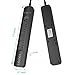 USB Power Strip Firstbuy Surge Protector with 6 Powerport Outlet and 4 USB Charging Ports, Multi Outlet with 6ft Heavy Duty Extension Cord, 1250W/10A, For Smartphone / Tablet / Office / Home