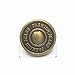 17mm No-Sew Antique Brass Jean Buttons Metal Button Replacement 12 Set
