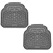 Motorup America Auto Floor Mats - Fits Select Vehicles Car Truck Van SUV Black (Set of 4) - Gray