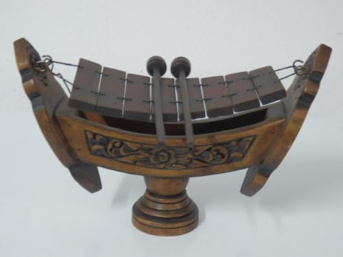 Thai Traditional Musical Instruments Teakwood Teak Wood Wooden Xylophone 8 Bar Notes by Thai Teak Wood