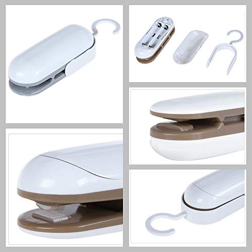 Household Appliances Seal Packing Food Hook Magic Cute Snacks Mini Heat Sealing Machine Cut Seal Packing Impulse Sealer