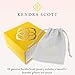 Kendra Scott Elisa Pendant Necklace in White Mother-of-Pearl, Rhodium Plated