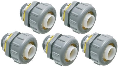 Arlington NMLT75-5 Non-Metallic 3/4-Inch Straight Liquid-Tight Connector, by Arlington Industries