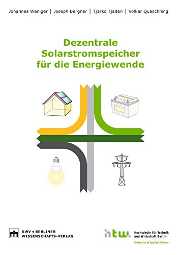 Amazon Com Dezentrale Solarstromspeicher Fur Die Energiewende