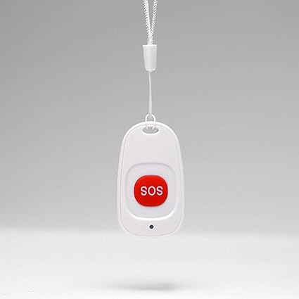 Leoie Waterproof Wireless Emergency Alarm Button SOS Button for Old People Children Sending Help Signal