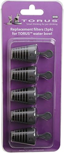Podium Pet Products Torus Bowl Replacement Filters (Pack of 5) (One Size) (Gray)