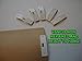 Amazing Drapery Hardware 25 Pack VERTICAL BLIND Vane Saver ~ White Curved Repair Clips ~ Fixes Broken Holes