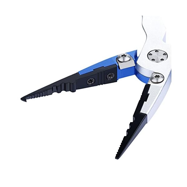 Suaoki-Stainless-Steel-Fishing-Pliers-Saltwater-Aluminum-Handles-Tools-for-Cutting-Braid-Line-and-Remove-Hooks-Lure-with-Sheath-and-Lanyard
