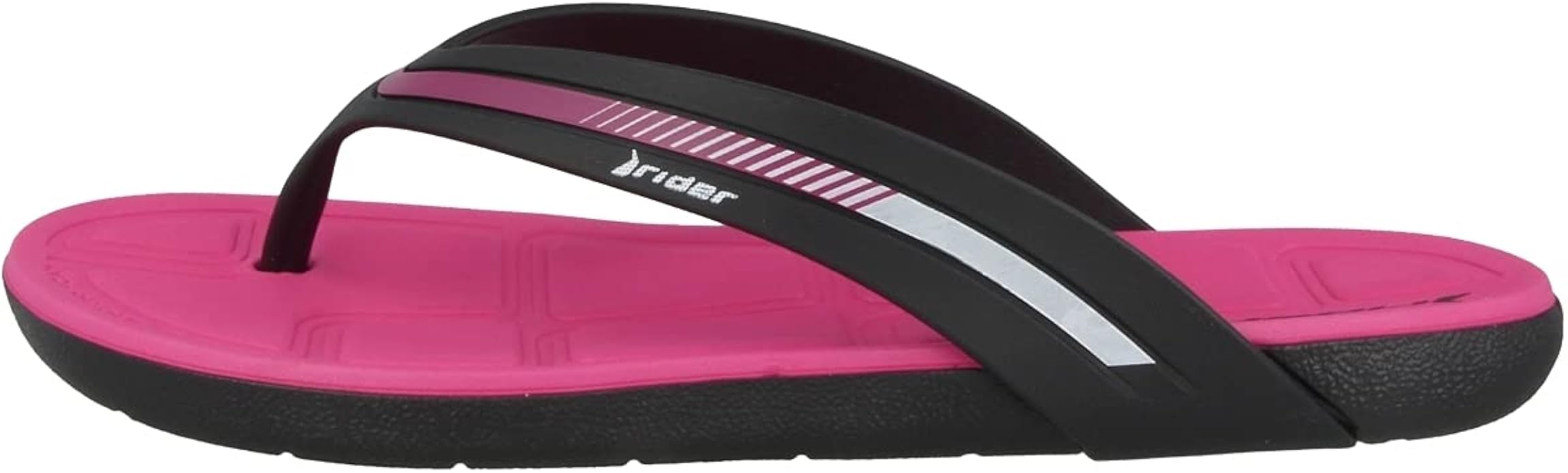 Rider Women's Elite II FEM Flip Flops, MultiColoured Black/Pink 8341