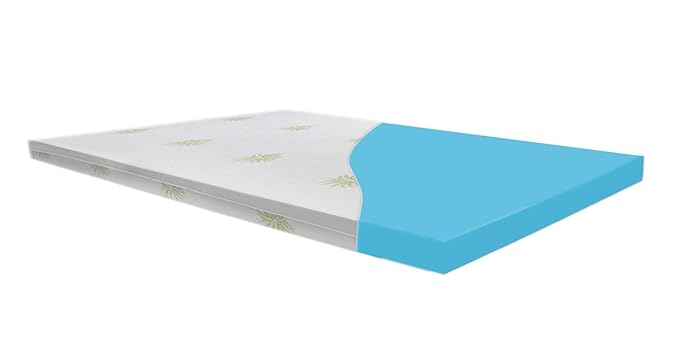 bfly Memory Luxus Visco Topper 5 cm Visco Memory (Massage Effekt) Kern Bezug waschbar Aloe Vera (150X200)