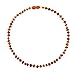Amber Teething Necklace for Babies - Anti Inflammatory, Drooling and Teething Pain Reducing Natural Remedy - Made of Highest Quality Certified Baltic Amber - Perfect Baby Shower Gift - (Honey)