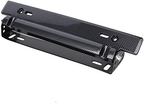Tutor Auto Front Bumper License Plate Relocator Bracket Holder Bar Adjustable License Plate Frame Holder Bracket