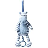 Manhattan Toy Pull Musical Baby Toy, Blue Hippo