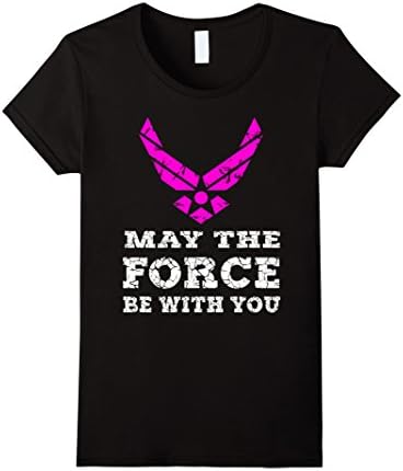 Womens U.S. Air Force T Shirt For Women - Funny Air Force Shirt Medium Black