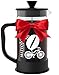 French Press Coffee and Tea Maker - Press Pot - Borosilicate Glass Carafe and Stainless Steel Plunger