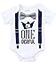 Noah's Boytique Mr Onederful First Birthday Shirt Outfit Boy with Black Bow Tie Suspenders Navy Blue Grey Saying Cake Smash 1st Birthday Party 12-18 Months
