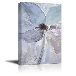 Wall26-Canvas Wall Art-Abstract Flower-Giclee Painting Wall Bedroom Living House Decoration Home Art - 12x18 inches
