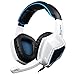 Xbox One PS4 Headset,Sades SA920 3.5mm Wired Over Ear Stereo Gaming Headphones with Microphone for PC iOS Computer Gamers Smart Phones Mobiles(White Black)thumb 4