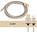 Type C Cable 6ft, X-EDITION Gold-Plated Durable Braided ( USB-A 2.0 to USB-C Male) Fast Charger Cord for LG G6/G5, Moto Z/Play, BLU Vivo 5 XL, Nexus 5X/6P, Samsung Galaxy S8 Plus (Gray, Gold) 2-Pack
