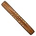 Incense Holder with Diamond Design - Wooden Tray Incense Burner Holder with Brass Inlays - for Incense Sticks, Home Decor, Home Fragrance - 10 Inches