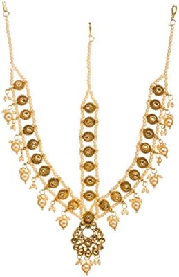 Bindhani Indian Bollywood Style Wedding Maang Tikka Bridal Gold